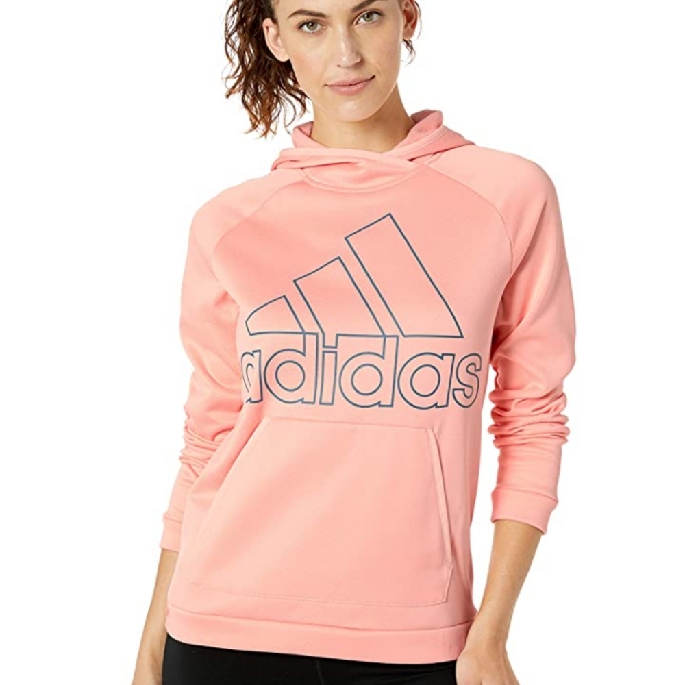 Adidas Women's Pullover Hoodie Glow Pink